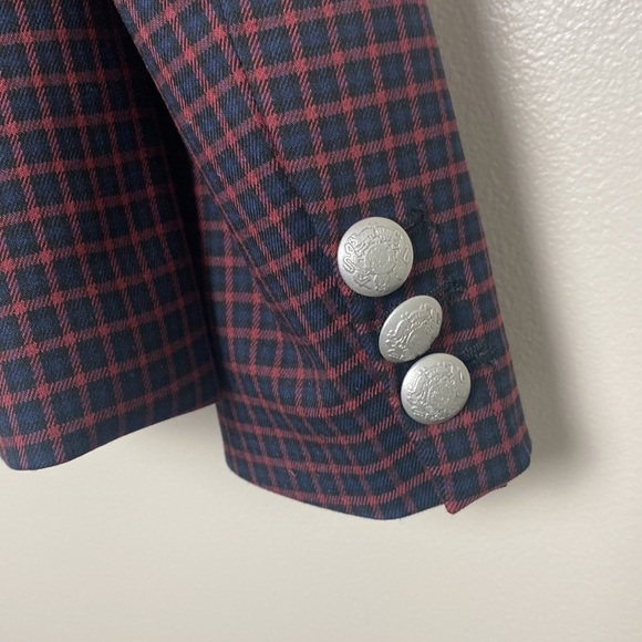 Riley & Rae Mini-checkered Blazer Size 4 - Picture 9 of 12